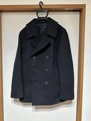 유니클로 피 코트 블랙 M 사이즈