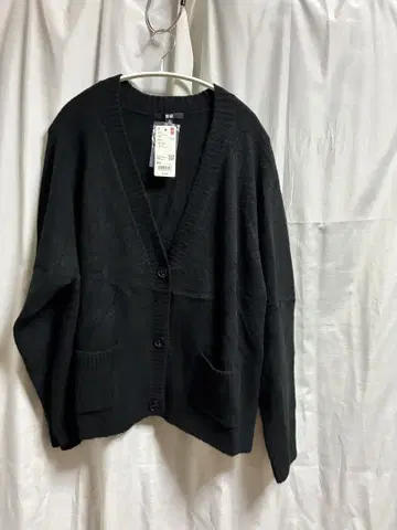 UNIQLO 블랙 가디건 3XL