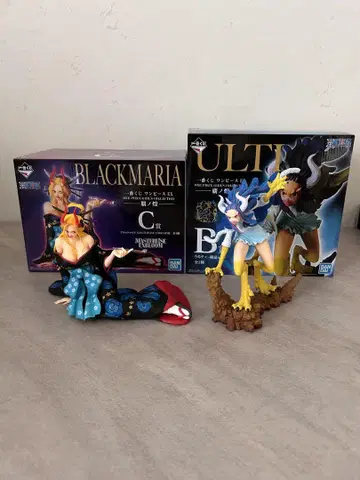 원피스 제일복권 B상 울티, C상 블랙 마리아 2체 세트