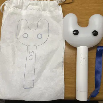 화이트 응원봉 유니크 디자인