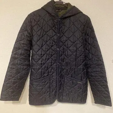 LAVENHAM 퀼팅 자켓 블랙