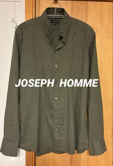 레어! JOSEPH HOMME 올리브 그린 긴팔 셔츠 48 사이즈
