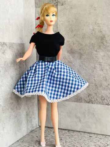 Barbie BB 비시 스커트 세트 블루 서큘러
