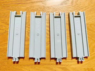 TOMY 프라레일 1/2 직선 레일 그레이 4개 세트