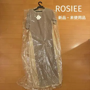 ROSIEE 베이지 플리츠 원피스 F