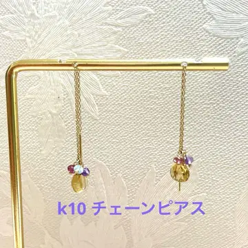 K10 체인 귀걸이 멀티 컬러