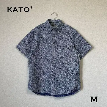 KATO 반팔 버튼 다운 셔츠 꽃무늬