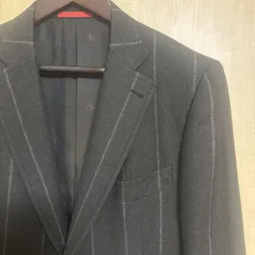 [ ISAIA ] 브라운 스트라이프 테일러드 자켓