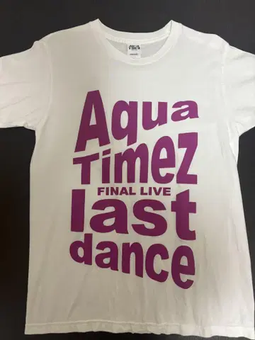 Aqua Timez LIVE T셔츠 S사이즈