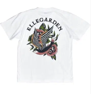 ELLEGARDEN 스와로 T셔츠 화이트 M