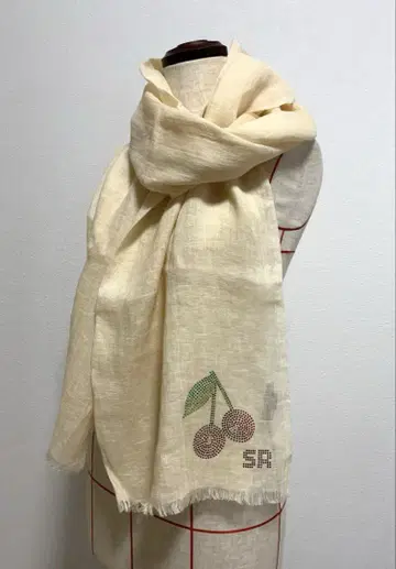 SONIA RYKIEL 숄 린넨 100% 체리