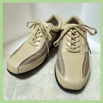 새상품급 Elegant Club 컴포트 슈즈 23.5cm 베이지