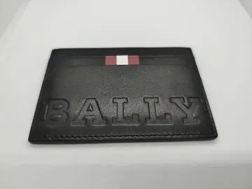 BALLY 블랙 가죽 카드 케이스