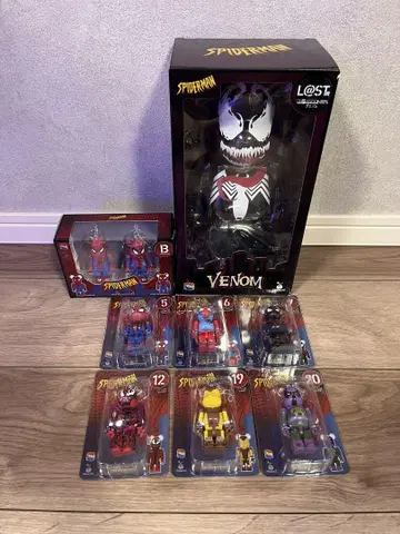 스파이더맨 베놈 BE@RBRICK 피규어 세트