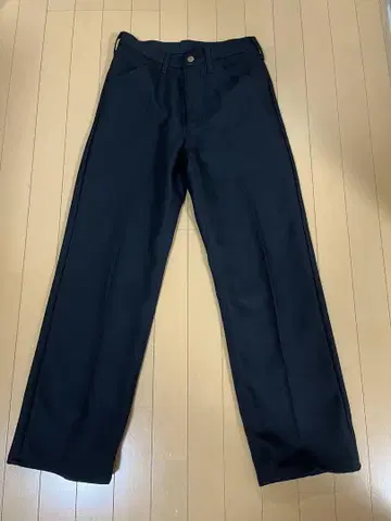 Wrangler 런처 스타플레 블랙 슬랙스 랭글러