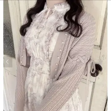 evelyn 라메 프릴 꽃무늬 OP