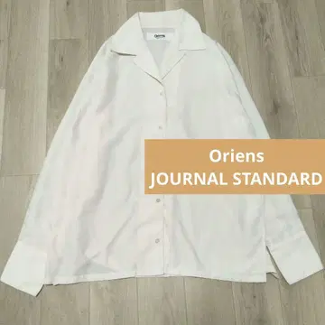 Oriens JOURNALSTANDARD 크림색 긴팔 셔츠