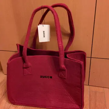 zucca 빨간색 펠트 숄더백