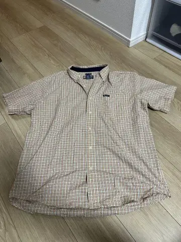 CHAPS 반팔 셔츠 L/G 체크 무늬
