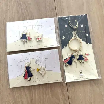 요시자와 카요코 발표회 굿즈 테라오카 나츠미 핀즈 키링 세트