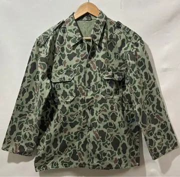 빈티지 밀리터리 셔츠 베오검 카모 덕 헌터 카모 60s 70s