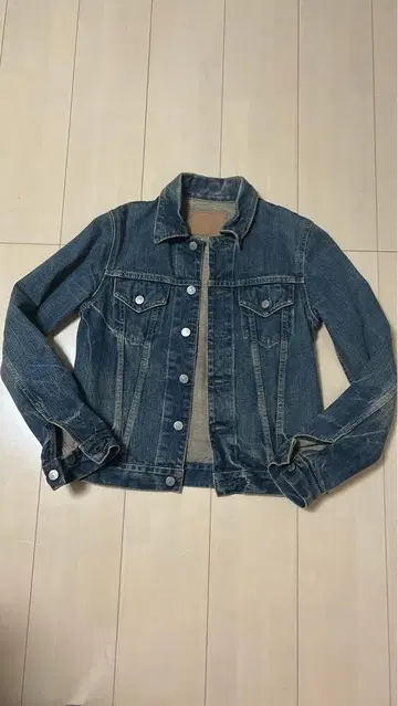 데님 자켓 사이즈 2 블루
