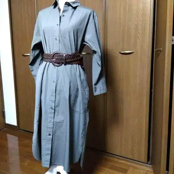 23구 셔츠 원피스