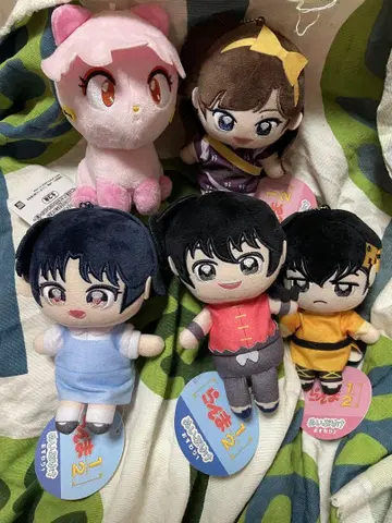 란마 2분의 1 봉제 인형 5종