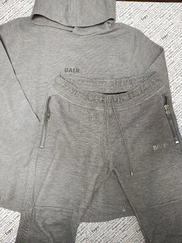 BALR. 셋업 그레이 상 M 하 S