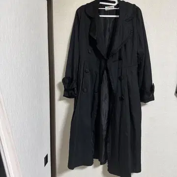 갤러리 비스콘티 트렌치코트 블랙