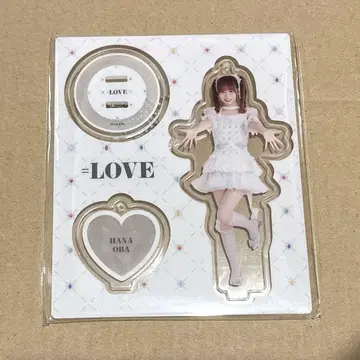 =LOVE 오바 하나 보석 의상 아크릴 스탠드 키링