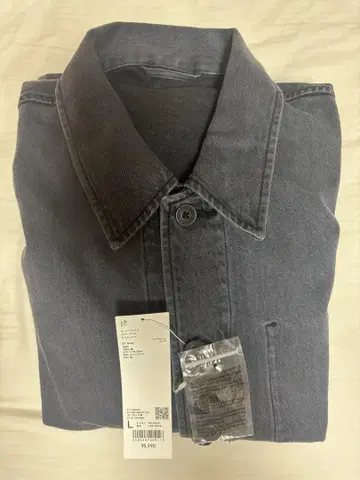 UNIQLO U 오버 사이즈 컬러 데님 자켓 그레이 L