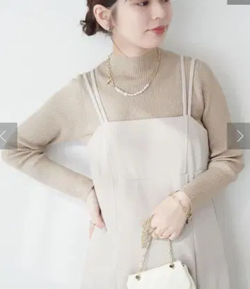 natural couture 프티 하이 라메 리브 니트