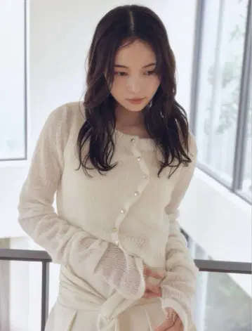 andequal wave design sheer knit