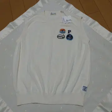 파파스 플러스 미사용 택 포함 하자품 니트 베스트