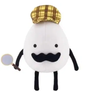 비밀의 집 지킴이 탐정 달걀 봉제 인형 알 게임 인형 새상품!