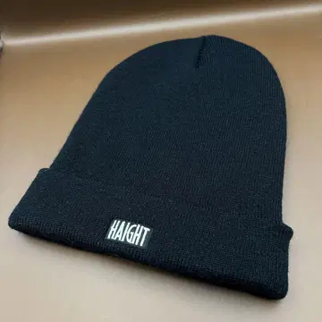 HAGHT 헤이트 블랙 니트 모자 일본제