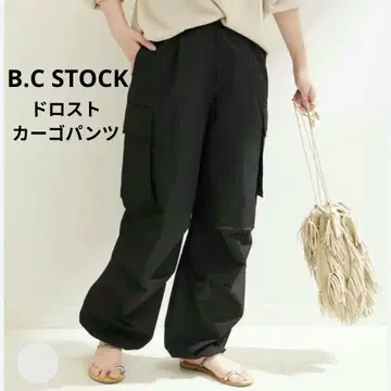 [ B.C STOCK ] 심플리시떼 드로스트 카고 팬츠 블랙