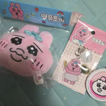 빤쮸토끼 한국 한정판 키링 미니 파우치