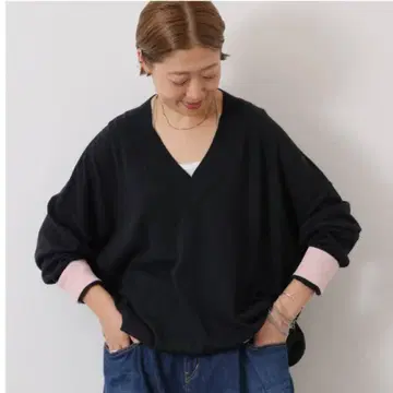 C/Ca텐지쿠 V넥 풀오버