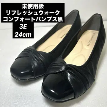 미사용급 REFRESH WALK 리프레시 워크 컴포트 펌프스 블랙