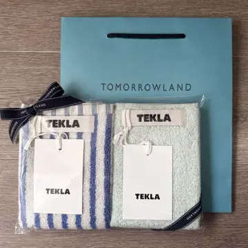 즉시 구매 가능 인기 TEKLA 테클라 코스탈 스트라이프 & 민트