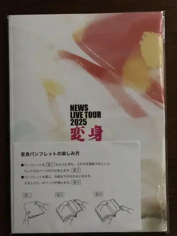 NEWS LIVE TOUR 2025 변신 팜플렛