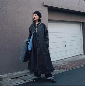 타카야마 미야코 | oblekt 데님 스텐카라 코트