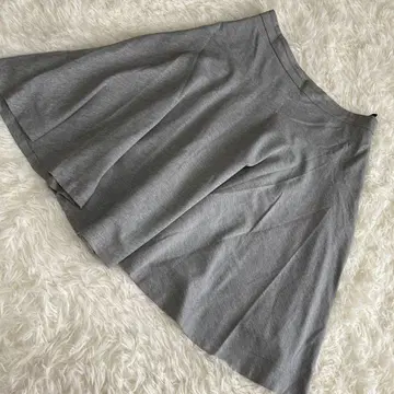 Reflect 플레어 스커트 그레이 9호 심플 깔끔 돌려입기