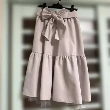 M'S GRACY 리본 포함 캉캉 스커트