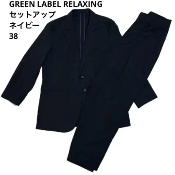 [ 새상품급 ] GREEN LABEL RELAXING 셋업 네이비