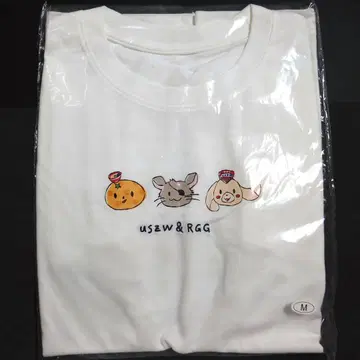[ 용과 같이 ] x [ 우시자와 ] 콜라보T셔츠 화이트 M사이즈