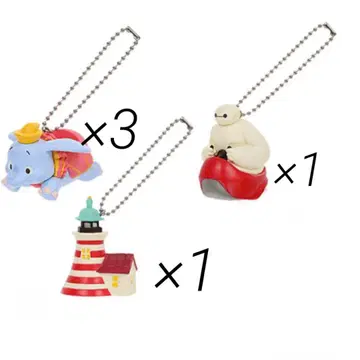 디즈니 리조트 캡슐 토이 베이맥스 덤보 등대