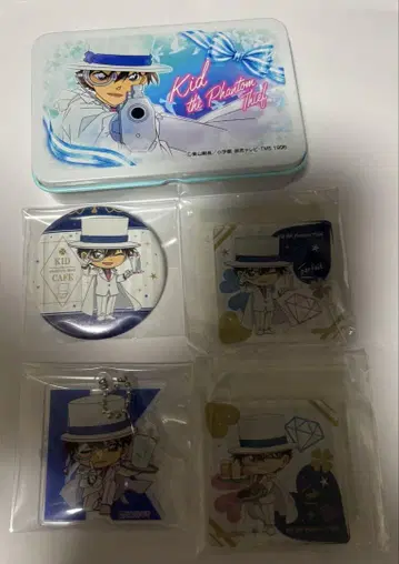괴도 키드 캔뱃지 키링 마그넷 세트